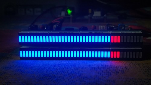 Misuratore stereo led - vu,