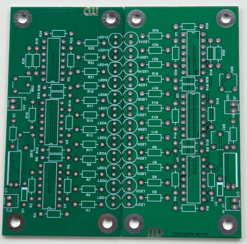 Stereo lm324 audio meter - stereo, vu