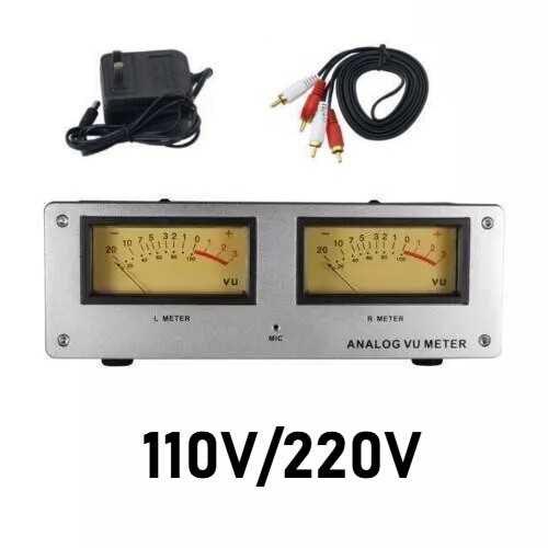 Meter analogico quadrato - vu,