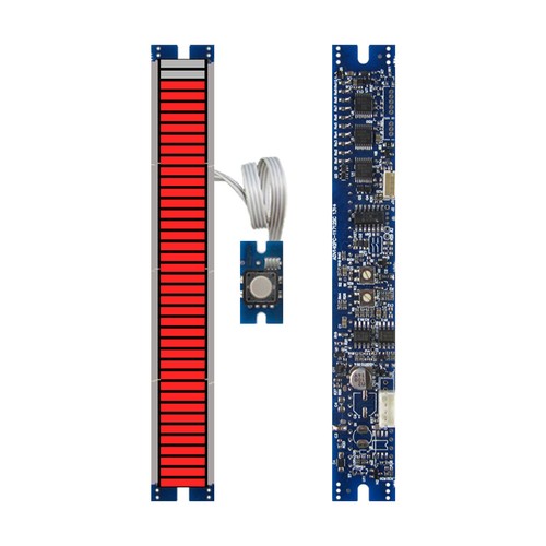 40seg super rosso led bargraph - 40seg,